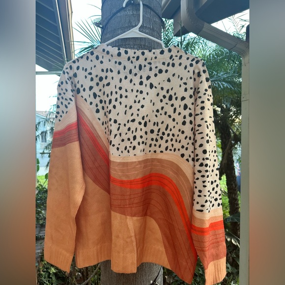 Colorful Button-Up Sweater - Picture 4 of 4